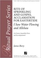 I Saw Water Flowing/Alleluia SATB choral sheet music cover